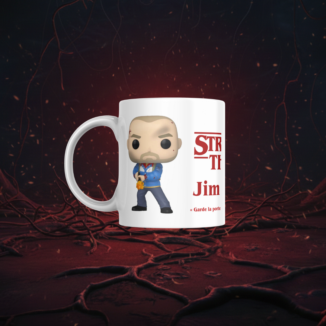 Mug Stranger Things - Jim Hopper "Café et Contemplation"