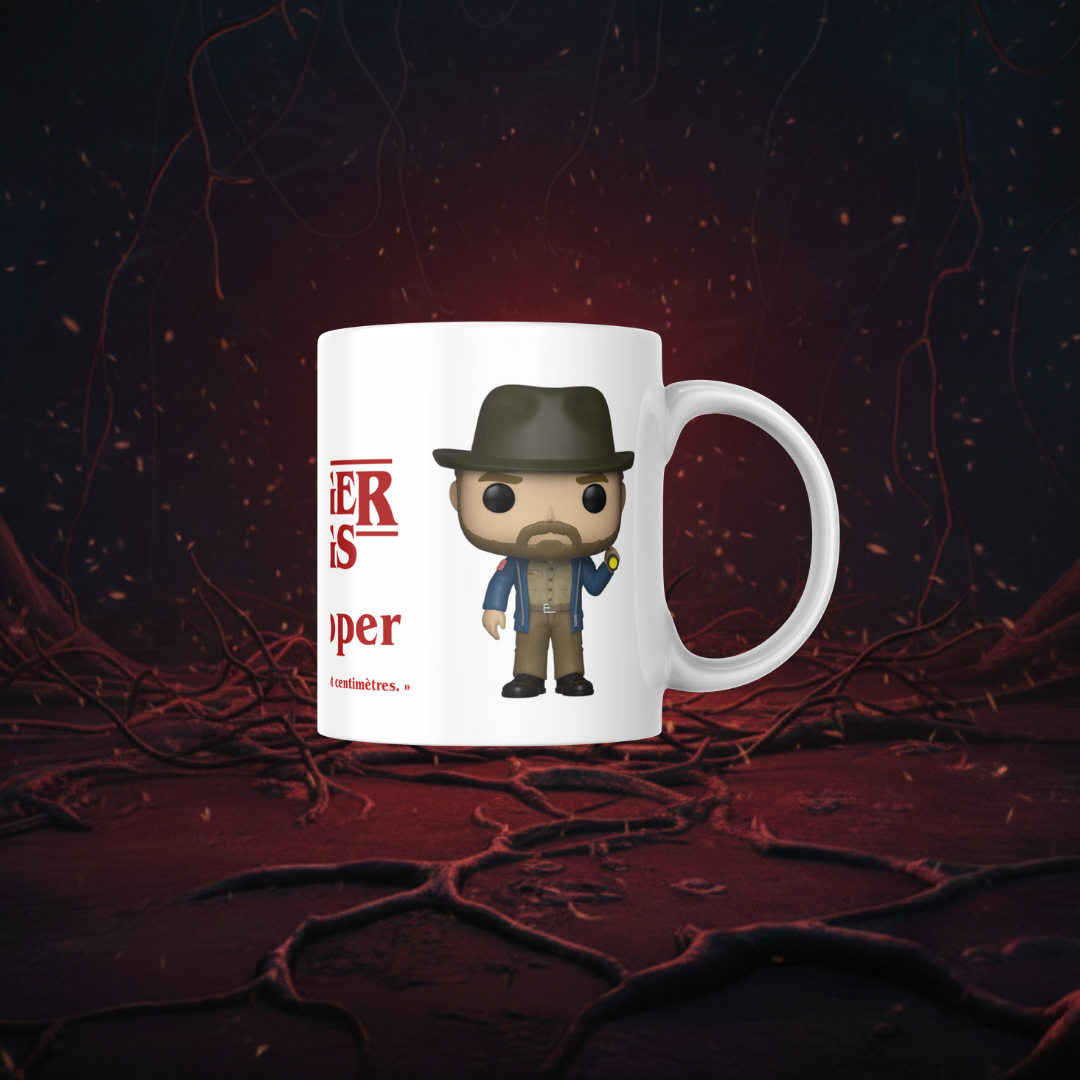 Mug Stranger Things - Jim Hopper "Café et Contemplation"