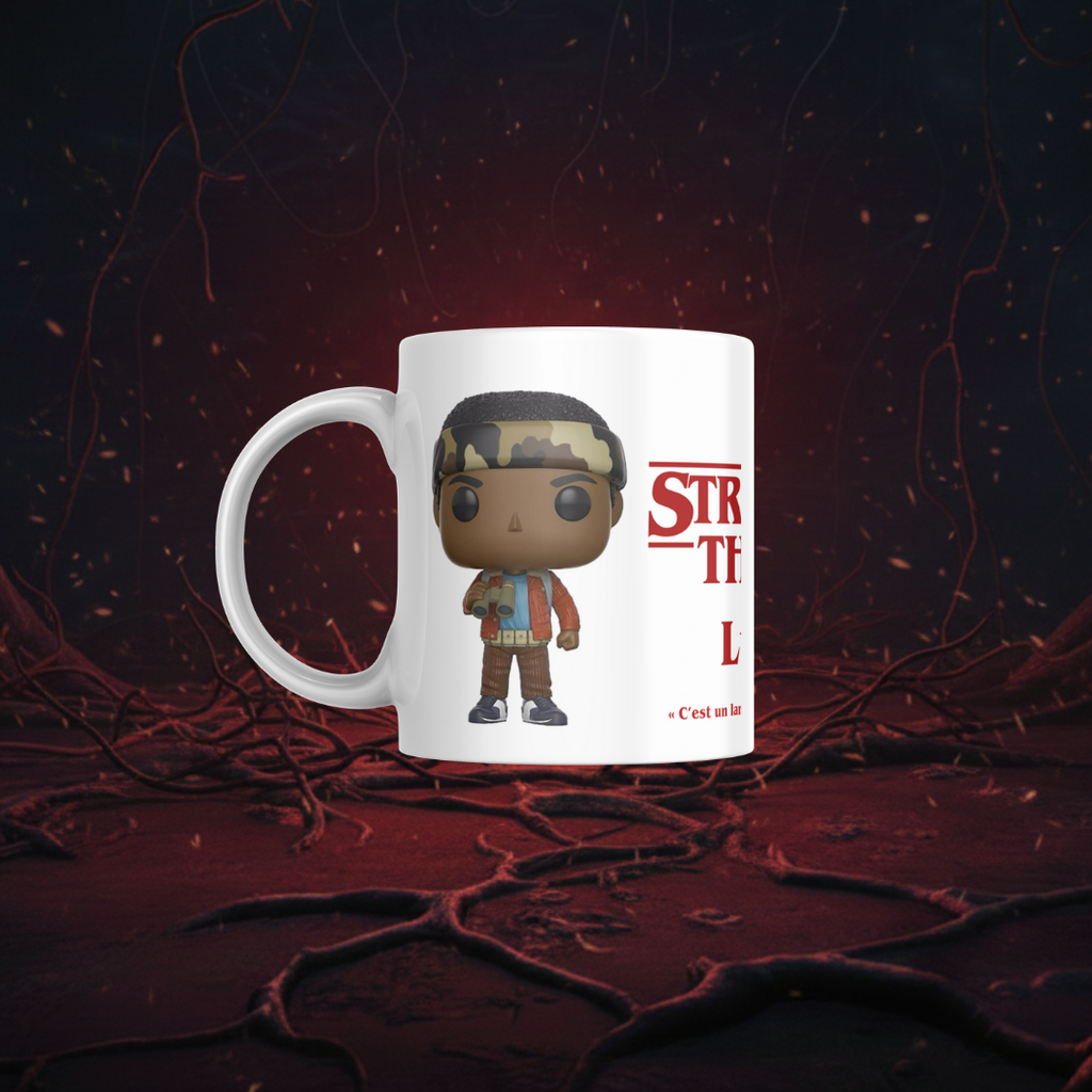 Mug Stranger Things - Lucas Sinclair "Précision et Détermination"