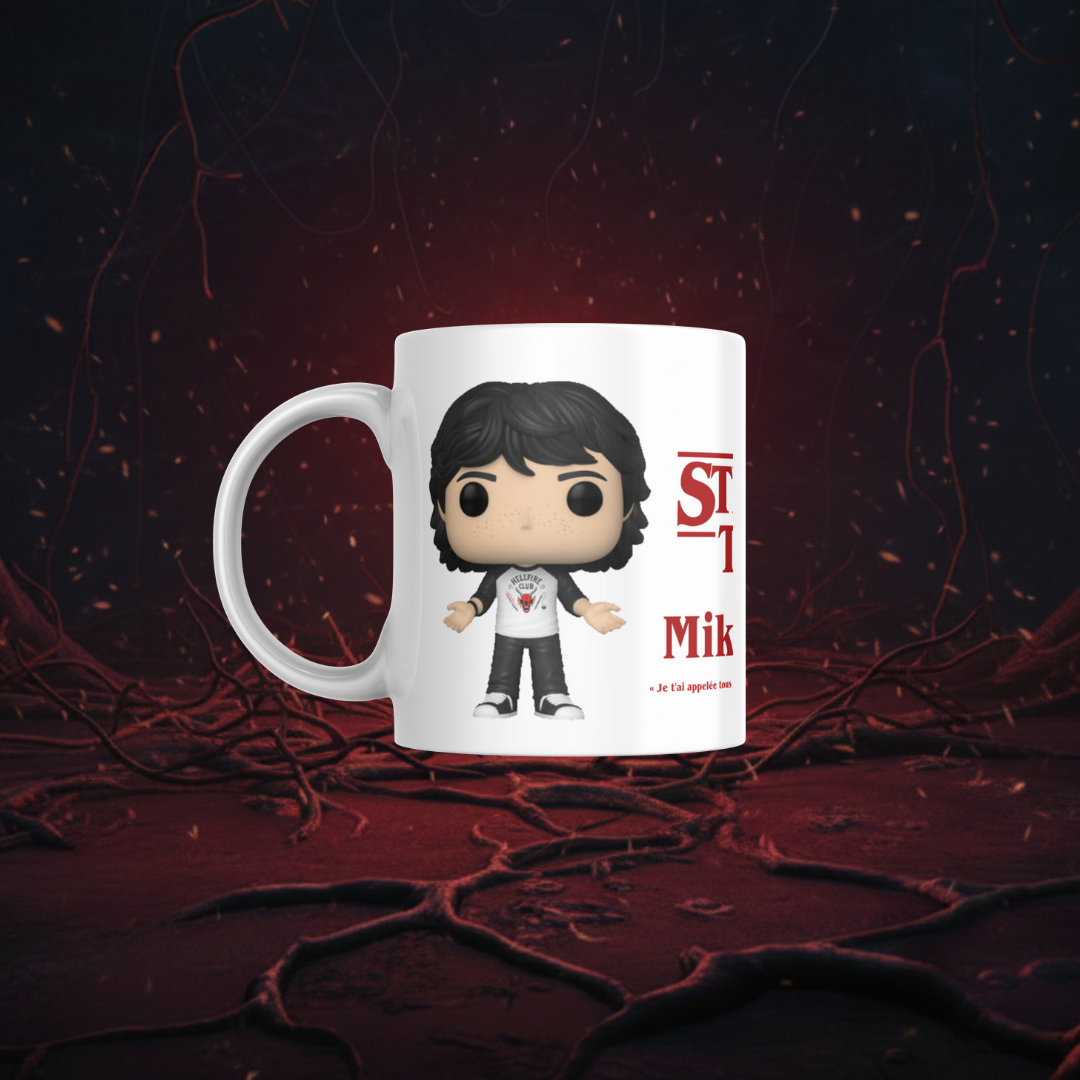 Mug Stranger Things - Mike Wheeler "Le Cœur du Groupe"