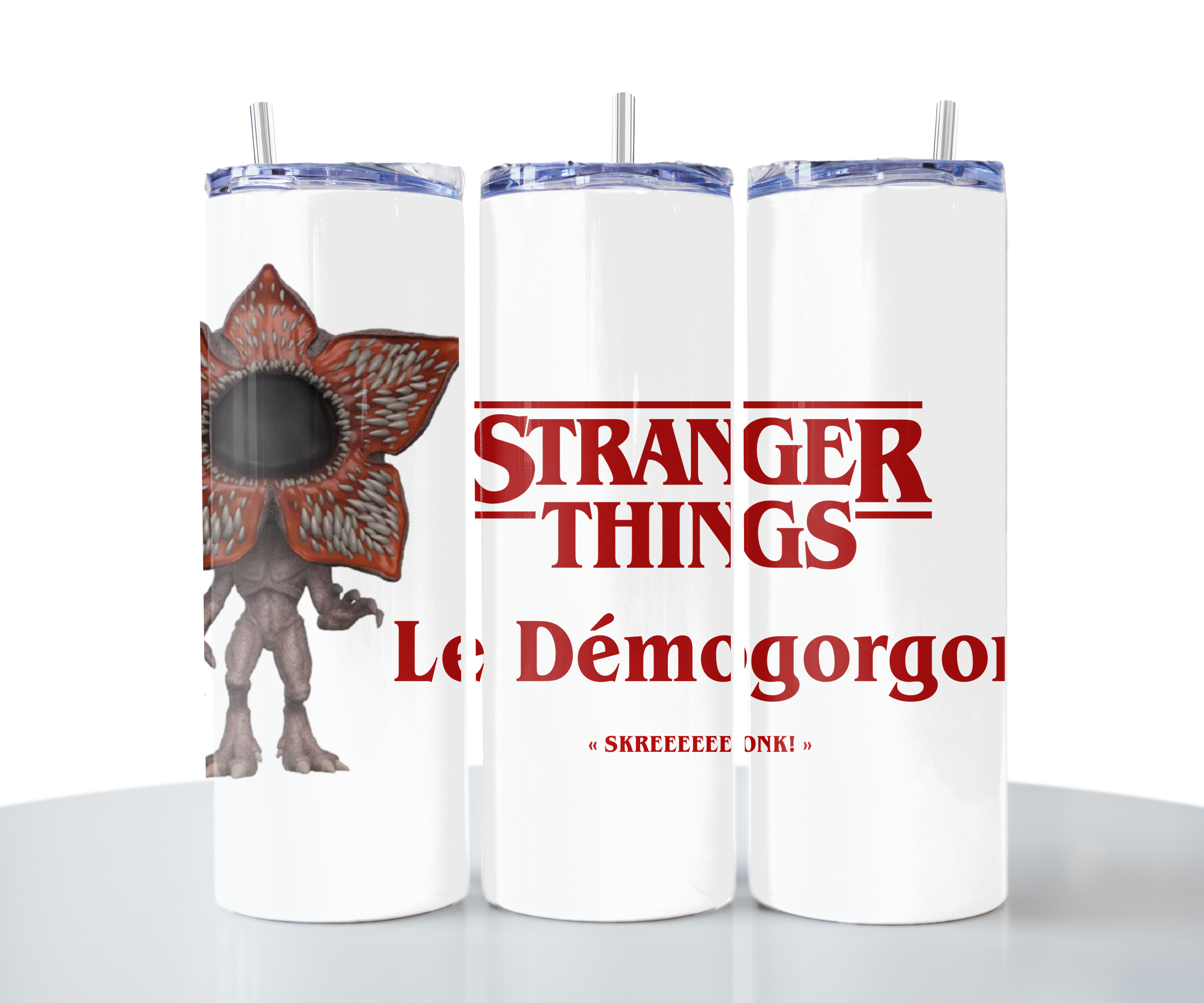 Tumbler Isotherme "Stranger Things" - Édition Démogorgon personnalisable