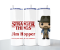 Tumbler Isotherme "Stranger Things" - Édition Jim Hopper personnalisable