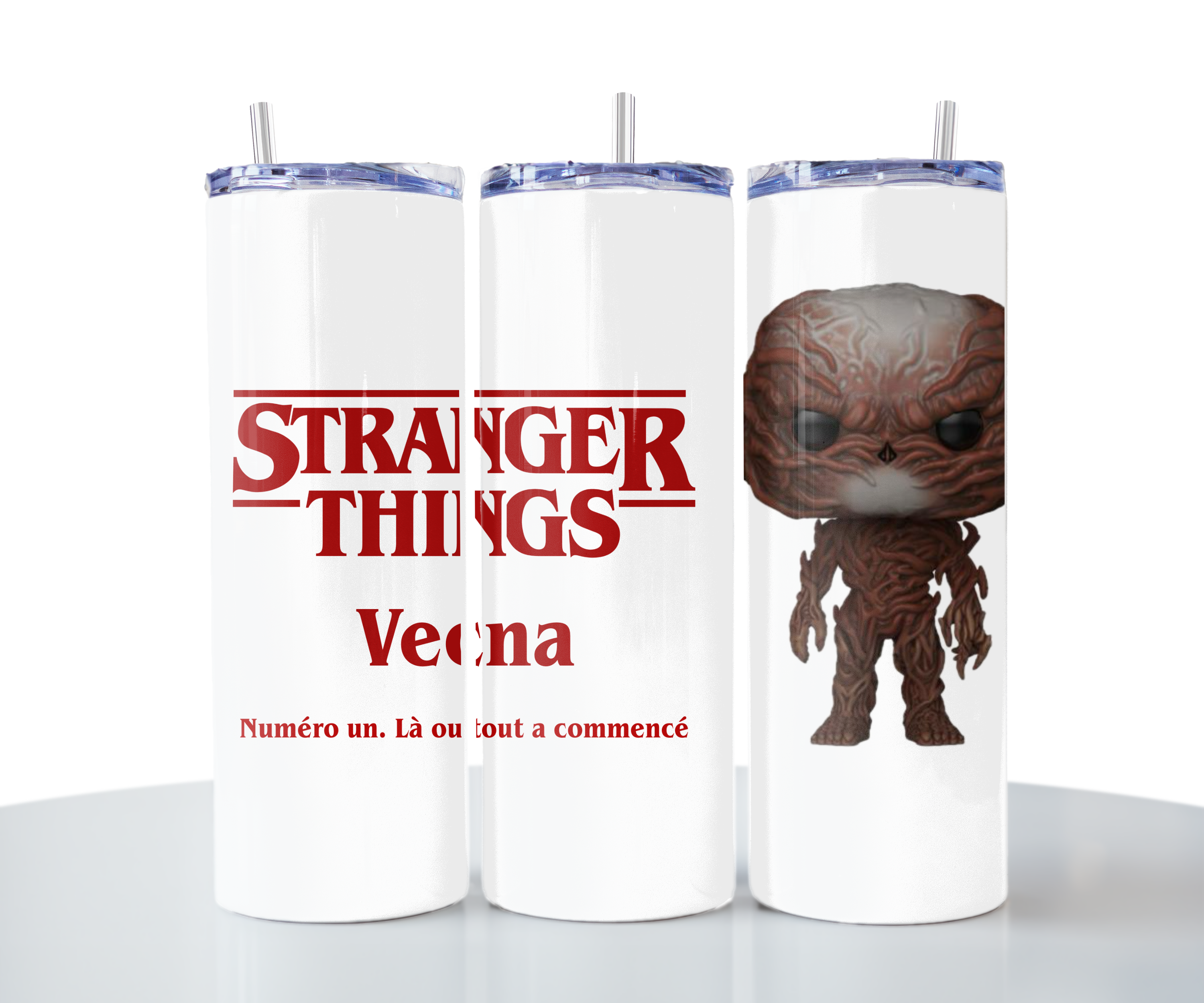 Tumbler Isotherme "Stranger Things" - Édition Vecna personnalisable